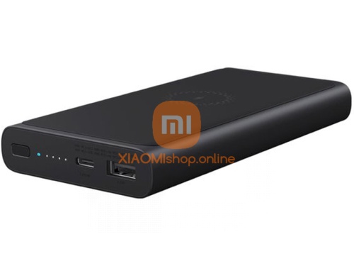 АКБ резервный Xiaomi Mi Wireless Power Bank (PLM11ZM) 10000mAh беспроводной 3A черный фото 2