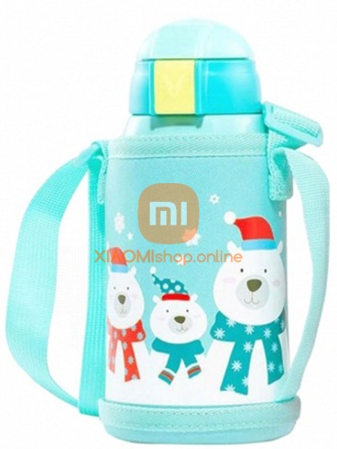 Термос детский Xiaomi Viomi Children Vacuum Flask 590 мл зеленый фото 3