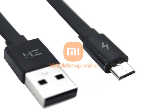 Дата-кабель Xiaomi ZMI USB/MicroUSB 100 см (AL600) черный фото 2