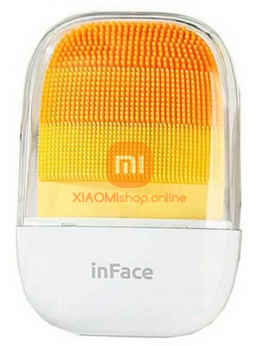 Ультразвуковой очиститель лица Xiaomi inFace Electronic Sonic Beauty Facial (MS-2000) желтый фото 4