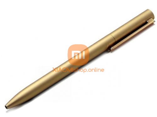 Авторучка Xiaomi Mi Aluminum Rollerball Pen (MJJSQZB02XM) золотая фото 2