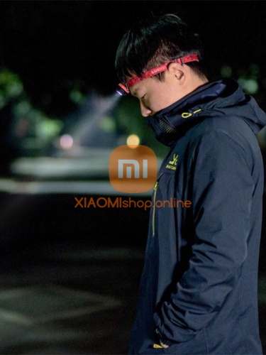 Налобный фонарь Xiaomi Bee Best Ultra Light (FH100) красный фото 5