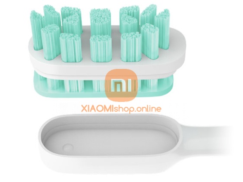 Насадка для электрической щетки Xiaomi Mi Electric Toothbrush Head 3-pack regular (DDYST01SKS) серый фото 4