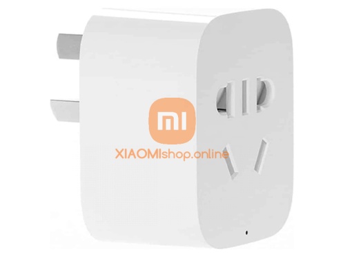 Умная розетка Xiaomi Mi Smart Power Plug Wi-Fi (ZNCZ04CM) белая фото 2