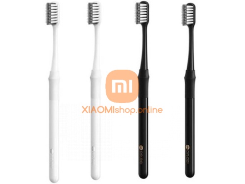 Набор зубных щёток Xiaomi Mi Doctor Bei Black and White 4pcs/pack(X2)