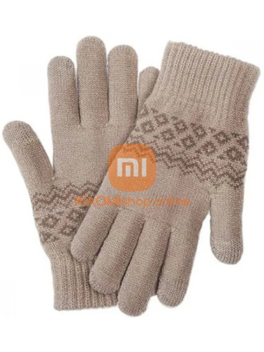 Перчатки Xiaomi Touchscreen Winter Wool Gloves (ST20190601)беж.