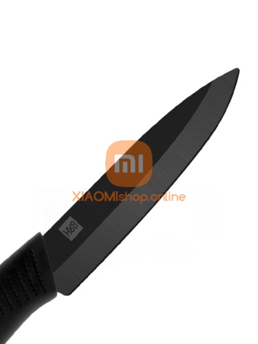 Набор керамических ножей Xiaomi HuoHou Nano Ceramic Knife (4 шт), черные фото 5