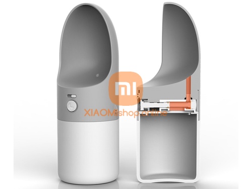 Поилка для животных Xiaomi Moestar Rocket Portable Pet Cup серая фото 2