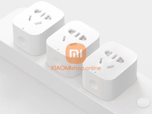 Умная розетка Xiaomi Mijia Smart Power Plug Wi-Fi ZigBee (ZNCZ02LM) белая фото 2