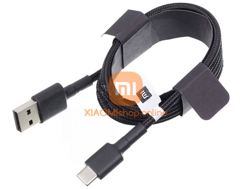 Дата-кабель Xiaomi Mi USB Type-C Braided Cable 100см (SJX10ZM) черный фото 4