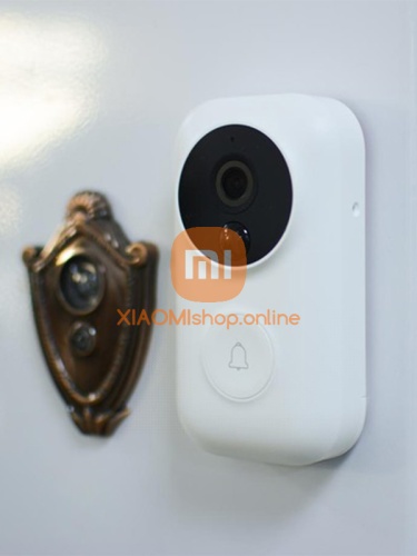 Умный дверной звонок с камерой распознавания Xiaomi Mijia Smart Video Doorbell (MJML01-FJ) белый фото 6