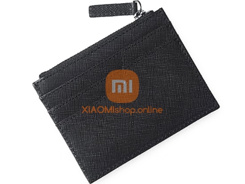 Кошелек Xiaomi 90 Points Card Holder with Coin Pouch (RMST05QB) черный фото 2