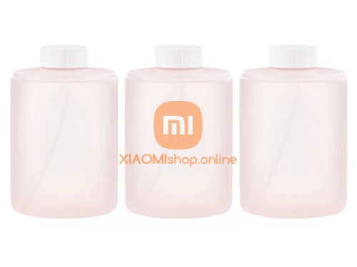 Сменный блок (3шт) для дозатора мыла Xiaomi Mijia Automatic Foam Soap розовый