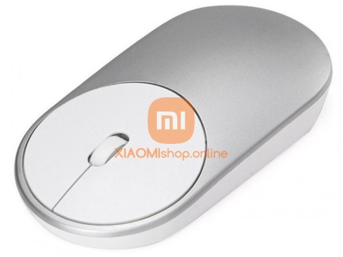 Мышь беспроводная Xiaomi Mi Portable Mouse (XMSB02MW) серебро фото 3