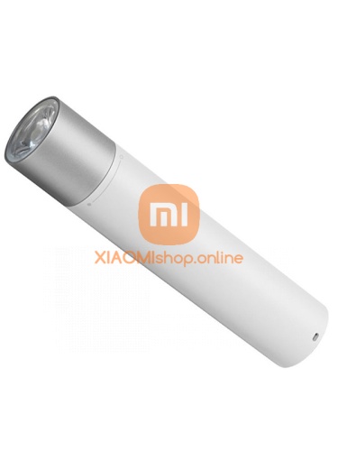 АКБ резервный-фонарик Xiaomi Mi Power Bank Flashlight (LPB01ZM) 3250mAh белый фото 2