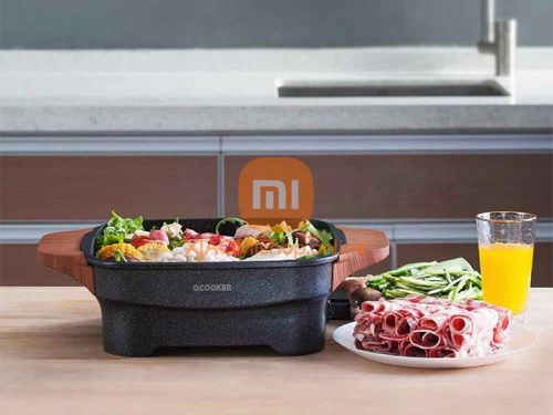 Электрогриль Xiaomi Qcooker Multi-Purpose Household Electric Hot Pot (CR-HG02) фото 6