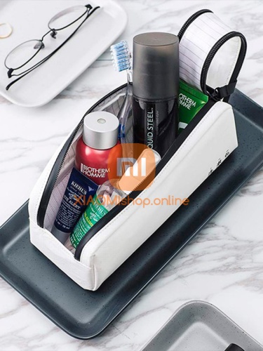 Сумка органайзер Xiaomi Ninetygo Travel Washing bag, белая фото 5