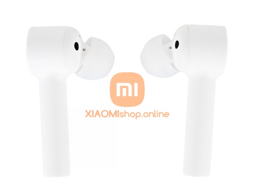 Наушники беспроводные Xiaomi Mi True Wireless Earphones (TWSEJ01JY) белые фото 2