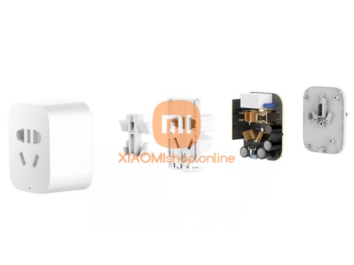 Умная розетка Xiaomi Mi Smart Power Plug Wi-Fi (ZNCZ04CM) белая фото 5