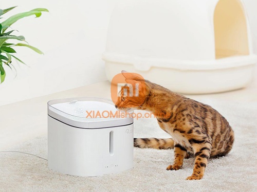 Умная поилка для животных Kitten Puppy Water Dispenser White (MG-WF001A) белая фото 4