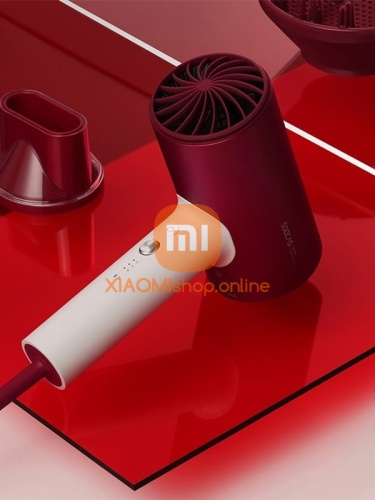 Фен для волос Xiaomi Soocac Anions Hair Dryer (H3S) красный фото 4
