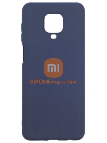 Чехол-накладка Gresso Коллекция Меридиан для Xiaomi Redmi Note 9S, темно-синий