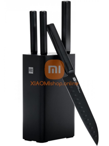 Набор стальных ножей+подставка Xiaomi HuoHou X50 Cr Mo V15