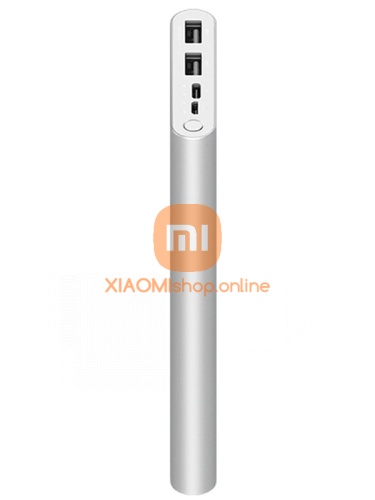 АКБ резервный Xiaomi Mi Fast Charge Power Bank 3 (PLM13ZM) 10000mAh 2USB QC3.0 2,6A серебристый фото 7