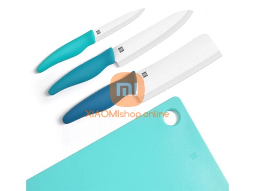 Набор керам. ножей с разд. доской Xiaomi HuoHou Hot Ceramic Knife + Chopping Board Set (HU0020) фото 2