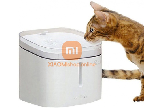 Умная поилка для животных Kitten Puppy Water Dispenser White (MG-WF001A) белая фото 3