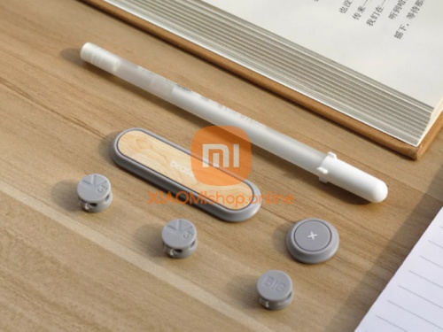 Магнитный органайзер для кабелей Xiaomi Bcase TUP2 Magnetic Organizer бежевый фото 3