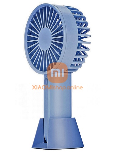 Вентилятор ручной Xiaomi VH Fan с аккумулятором и USB (F03) синий фото 3
