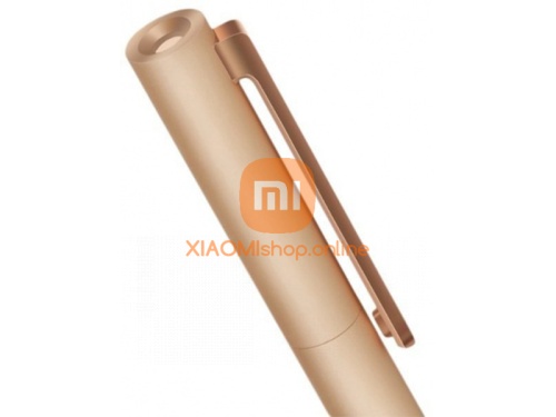 Авторучка Xiaomi Mi Aluminum Rollerball Pen (MJJSQZB02XM) золотая фото 3