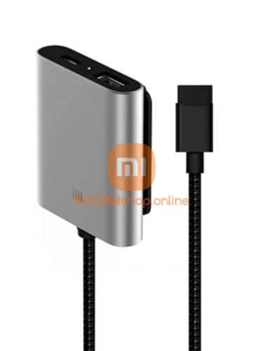 Удлинитель для Xiaomi Car Charger QC 3.0 USB-A/USB-C (CCPJ01ZM)