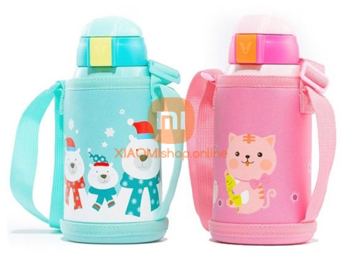 Термос детский Xiaomi Viomi Children Vacuum Flask 590 мл розовый фото 4