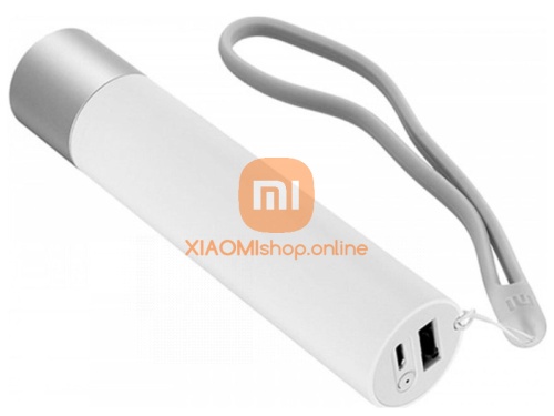 АКБ резервный-фонарик Xiaomi Mi Power Bank Flashlight (LPB01ZM) 3250mAh белый фото 3