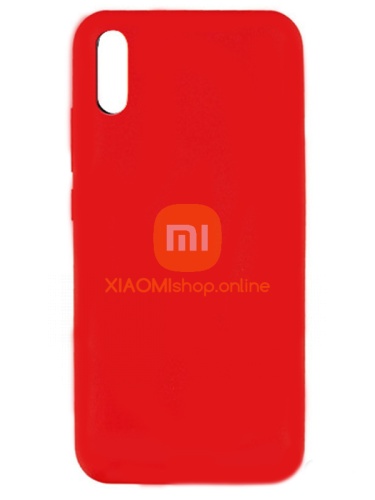 Чехол-накладка для Xiaomi Redmi 9A, красная