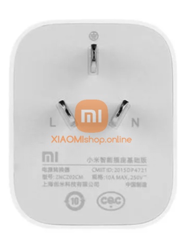 Умная ZigBee розетка Xiaomi Mi Smart Power Plug (ZNCZ02LM) белая (двойная) фото 4