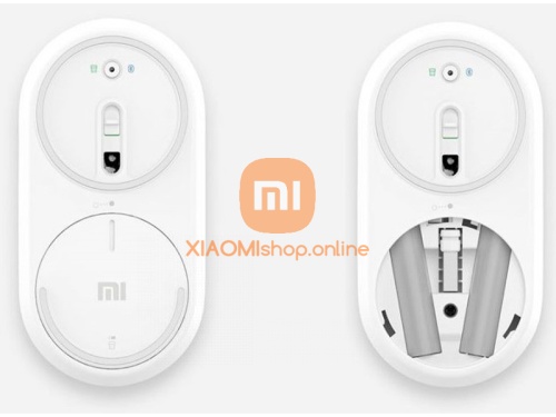 Мышь беспроводная Xiaomi Mi Portable Mouse (XMSB02MW) серебро фото 5