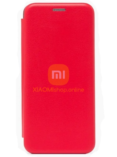 Чехол-книжка для Xiaomi Redmi 9T, красный