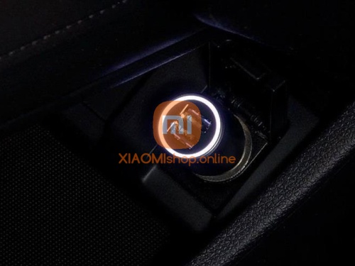 АЗУ Xiaomi Mi Car Charger 2 QC 3.0 (CZCDQ02ZM) серый фото 5