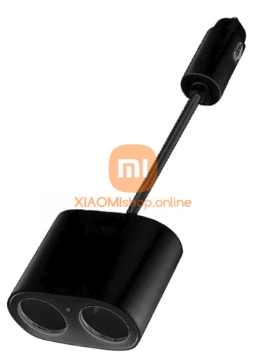 Разветвитель АЗУ Xiaomi Mi Roidmi Dual Port Converter (DYQ01RM) черный фото 2