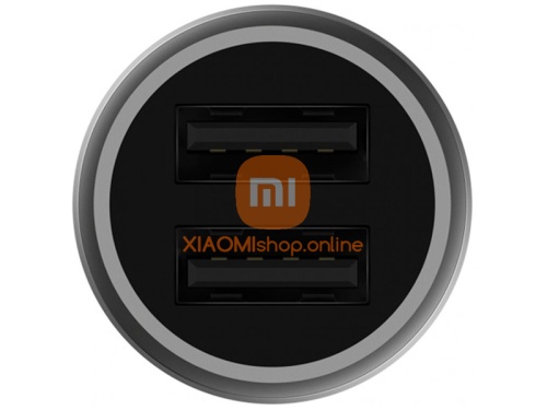 АЗУ Xiaomi Mi Car Charger Pro (CC05ZM) серебро фото 4