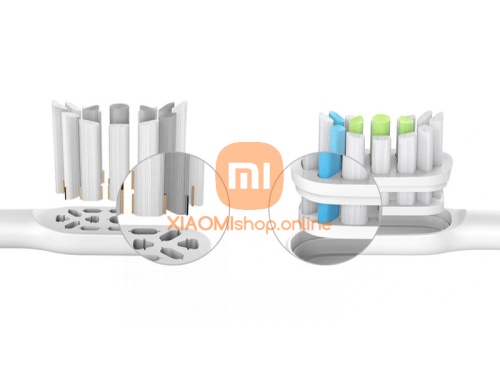 Насадки для зубной щетки Xiaomi Clean Soocas X3 2 шт (BH01W) белые фото 2