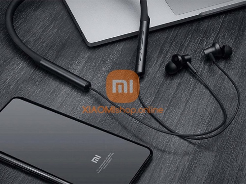 Наушники беспроводные Xiaomi Mi Bluetooth Neckband Earphones (LYXQEJ01JY) чёрные фото 5