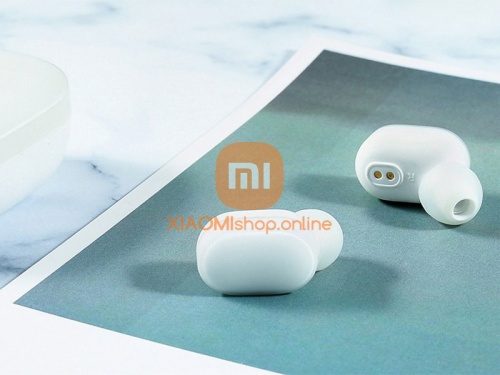 Наушники беспроводные Xiaomi Mi True Wireless Earbuds (TWSEJ02LM) белые фото 3