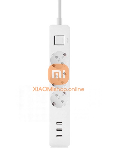 Сетевой фильтр Xiaomi Mi Power Strip 3 USB (XMCXB04QM) белый