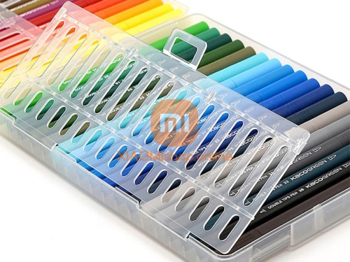 Набор ручек Xiaomi KACOGREEN 36-Color Watercolor Pen 36 шт (K1037) цветные фото 5