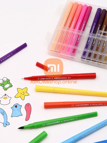 Набор ручек Xiaomi KACOGREEN 36-Color Watercolor Pen 36 шт (K1037) цветные фото 2