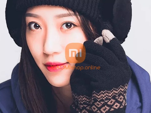 Перчатки Xiaomi Touchscreen Winter Wool Gloves (ST20190601)синий фото 2